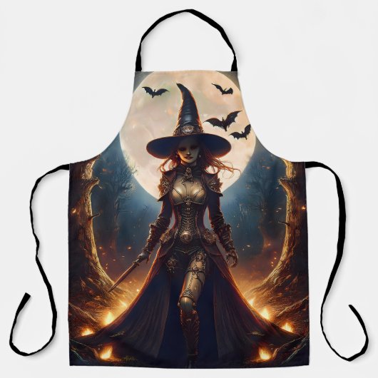 ハロウィン スチームパンク 魔法使いの森 エプロン (正面)