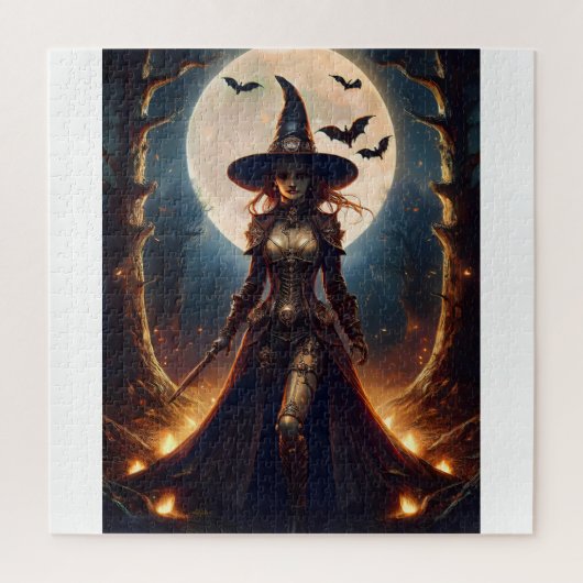 ハロウィン スチームパンク 魔法使いの森 ジグソーパズル (縦)