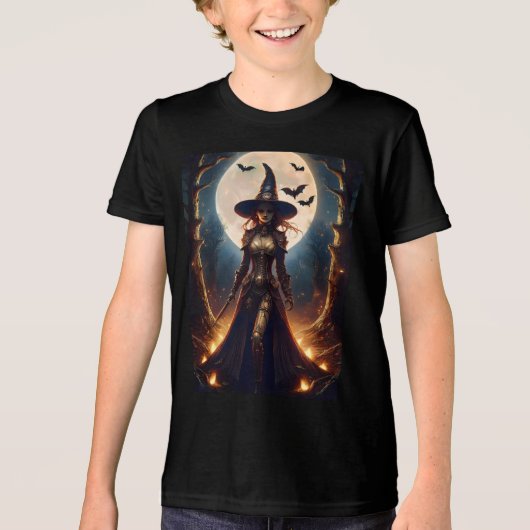 ハロウィン スチームパンク 魔法使いの森 トライブレンドＴシャツ (正面)
