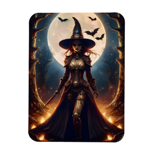 ハロウィン スチームパンク 魔法使いの森 マグネット (縦)