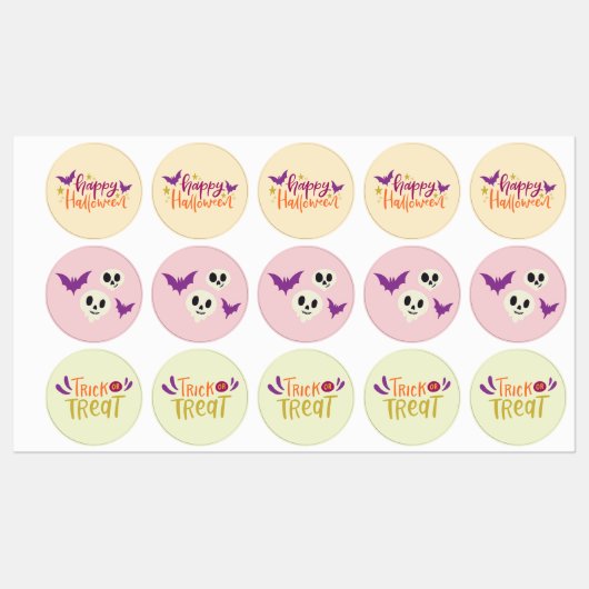 ハロウィン ステッカー シート お菓子 袋 ラベル 子供用 (シート)