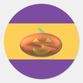 ハロウィン ステッカー ジャックオーランタン (正面)