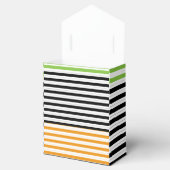 ハロウィン ストライプ 紫 緑 黒 オレンジ フェイバーボックス (オープン)