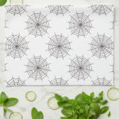 ハロウィン，スパイダーウェブ，トリックまたは治療，ブー キッチンタオル (折り畳み)