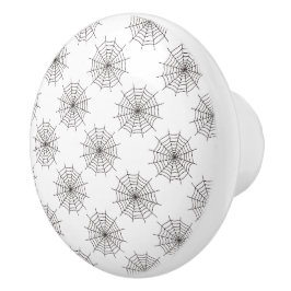 ハロウィン，スパイダーウェブ，トリックまたは治療，ブー セラミックノブ