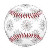 ハロウィン，スパイダーウェブ，トリックまたは治療，ブー 野球ボール (裏面)