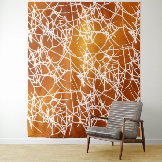 ハロウィン スパイダーウェブ 写真用背景 タペストリー (インサイチュ)