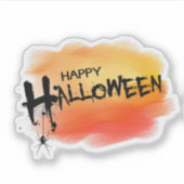 ハロウィン スパイダーステッカー シール (正面)