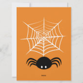 ハロウィン スパイダー ウェブ シーズンカード (裏面)