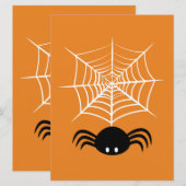ハロウィン スパイダー ウェブ シーズンカード (正面/裏面)