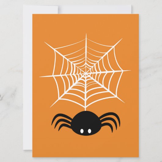 ハロウィン スパイダー ウェブ シーズンカード (正面)