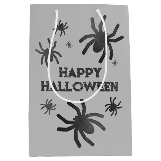 ハロウィン スパイダー ギフトバッグ おばけ (正面)