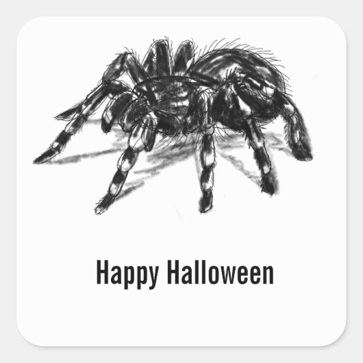 ハロウィン スパイダー ステッカー (正面)