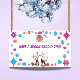 ハロウィン スプーキー グルーヴィー バナー 横断幕