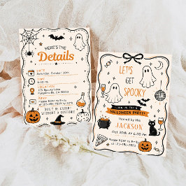 ハロウィン スプーキー パーティー 招待状