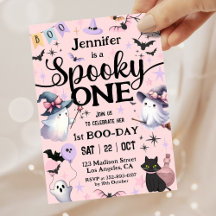 ハロウィン スプーキー ワン 1歳の誕生日パーティ かわいいお化け
