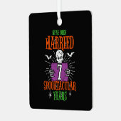 ハロウィン・スプークタキュラー7周年結婚記念日 メタルオーナメント (正面左)