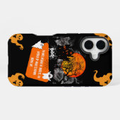 ハロウィン スマホケース - おしゃれ スプーキー iPhone 16 16ケース (裏面横)