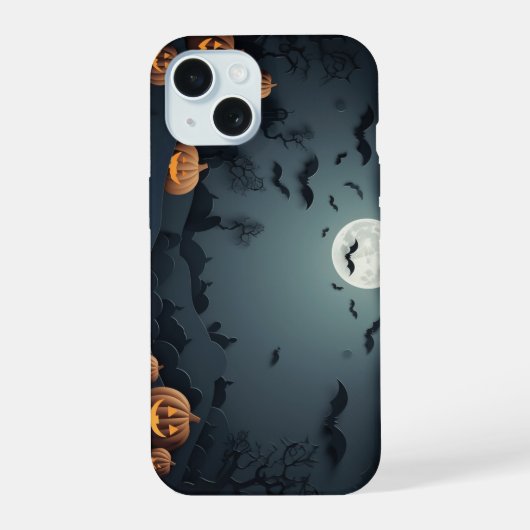 ハロウィン スマホケース iPhone 15ケース (裏面)