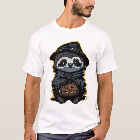 ハロウィン+スロース+オーバーサイズTシャツ Tシャツ (正面)