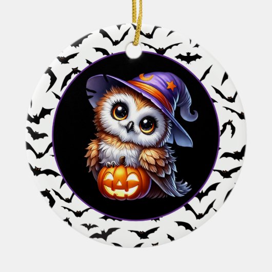 ハロウィン セラミックオーナメント (正面)