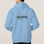 ハロウィン タイポグラフィ デザイン パーカ (裏面)