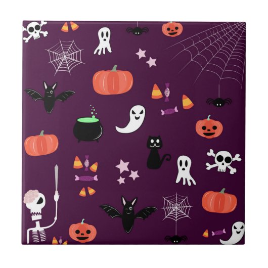 ハロウィン タイル (正面)