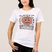 ハロウィン・タウン大学　秋の不気味な季節 トライブレンドＴシャツ (正面)