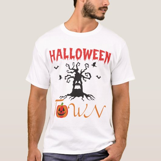 ハロウィン・タウン Tシャツ (正面)