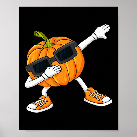 ハロウィン ダビング パンプキン サンクスギビングデー 少年 ポスター (正面)