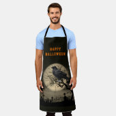 ハロウィン ダークレイヴン ゴシック エプロン (着用した状態)