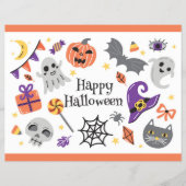 ハロウィン チップス 袋 ラッパー/お菓子 袋 チラシ (正面)