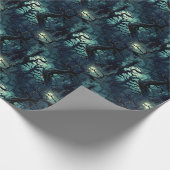 💀ハロウィン🌲「ツイスト・ミッドナイト・グローブ🌲 ラッピングペーパー (角)