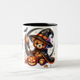 ハロウィン テディベア 魔法使い ホリデー ツートーンマグカップ