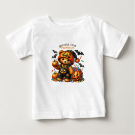 ハロウィン テディベア 魔法使い ホリデー ベビーTシャツ