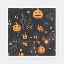 ハロウィン テーマ スタンダードランチョンナプキン