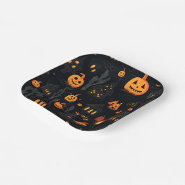 ハロウィン テーマ ペーパープレート