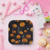 ハロウィン テーマ ペーパープレート (パーティー)