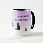 ハロウィン テーマ 最高の魔女の名前の女の子 マグカップ (正面右)
