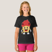 ハロウィン デビル カップケーキ Tシャツ (正面フル)