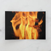 ハロウィン・デーモン・キャット・カード カード (内部)