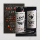 ハロウィン トニック 色が変わる - 招待状 / 出席確認 (正面/裏面)