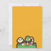 ハロウィン トランク オア トリート 招待状 (裏面)