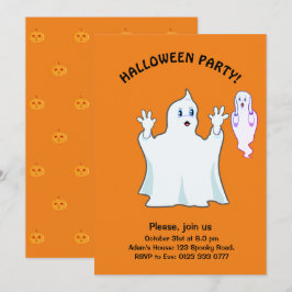 ハロウィン トランピー&マンチー ゴースト インビテーション