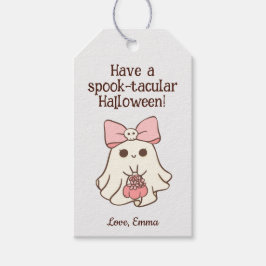 ハロウィン　トリックオアトリート　お菓子袋　編集可能な　好意 ギフトタグ