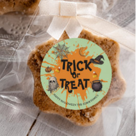 ハロウィン トリック・オア・トリート お菓子袋 ステッカー