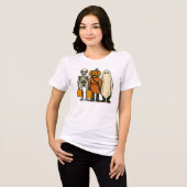 ハロウィン トリック・オア・トリート クルー トライブレンドＴシャツ (正面全面)