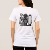 ハロウィン トリック・オア・トリート クルー トライブレンドＴシャツ (裏面)