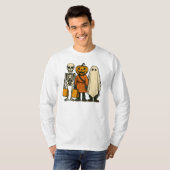 ハロウィン トリック・オア・トリート クルー Tシャツ (正面フル)