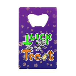 ハロウィン トリック オア トリート クレジットカード栓抜き